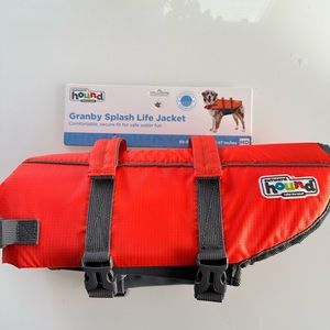 Outward Hound Dog Life Jacket Life Preserver Flotation Orange Medium and Small